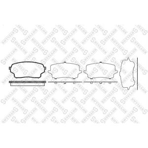 Stellox Brake Pads 1177 001b-Sx