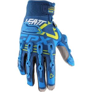 Leatt GPX 5.5 Windblock Handschuhe - Blau Gelb - XS - unisex