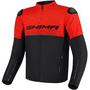 SHIMA Drift Motorrad Textiljacke - Schwarz Rot - 4XL - unisex