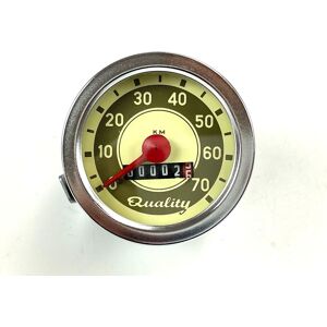 BOOL-tec Tacho rund 60mm NSU Quickly N S L Typ VDO Oldtimer Moped Tachometer 70 km/h