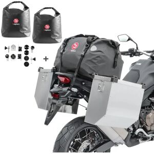 Bagtecs Set Alukoffer Atlas M1 2x36l passend für BMW F 800 GS / Adventure + Hecktasche + Innentaschen