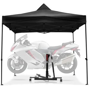 Set Zentralständer Power-Evo passend für Triumph Tiger 1050 07-13 mit Rennzelt 3x3m Constands schwarz