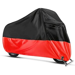 Abdeckplane passend für BMW K 1200 GT / LT / 1600 B / GT / GTL Craftride XXXL schwarz-rot