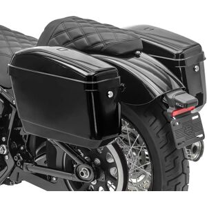 Seitenkoffer passend für Chopper / Custombike X NV Craftride Nevada je 20 Liter schwarz CB34180