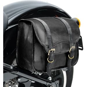 Satteltasche passend für Moto Guzzi V7 III Rough/ Carbon Vintage Tasche Craftride SV1 schwarz