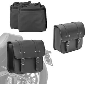 Set 2x Satteltasche mit Innentasche passend für Kawasaki Vulcan 900 Classic / Custom Craftride RNO