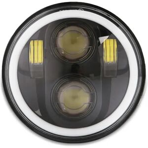 Hauptscheinwerfer LED 5,75 Zoll passend für Harley Davidson Softail Blackline 11-13 M18 schwarz von Craftride