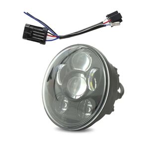 Hauptscheinwerfer LED 5,75 Zoll mit Adapter passend für Harley Davidson Ultra Limited Low 15-19 Craftride schwarz