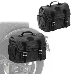 Set 2x Seitentasche passend für Suzuki Intruder VS 1400 / 800 / 750 / 600 Satteltasche Craftride CV1 schwarz