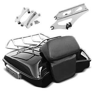 Top Case Razor passend für Harley Davidson Road King Classic 14-19 mit Docking Rack Gepäck-Grill Craftride