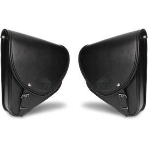 Satteltaschen Paar passend für Kawasaki VN 1700/ 2000/ 800/ 900 Classic Craftride Indiana 2x 10L schwarz