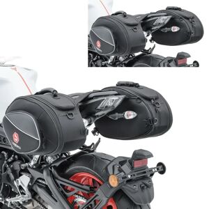 2x Satteltaschen Motorrad Bagtecs SP3 Seitentaschen Paar 36-60 Liter schwarz Spar-Set