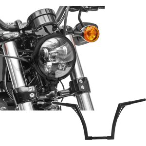 Craftride Set: LED Scheinwerfer 5,75 Zoll + Lenker Ape Hanger 14 Zoll passend für Harley Davidson ab 1996