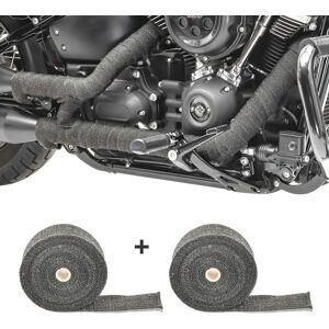 2x Hitzeschutzband 10m passend für Moto Guzzi V7 III Rough/ Carbon Craftride Auspuffband BK1