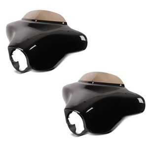 2x Batwing Verkleidung mit Windschutzscheibe passend für Harley Davidson Touring 1996-2013 Craftride Spar-Set