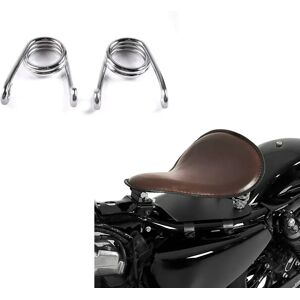 Craftride Set: Solo Federsattel mit Grundplatte SG10 braun + Federn Haarnadel Hairpin passend für Bobber Solo Sitz 2,5