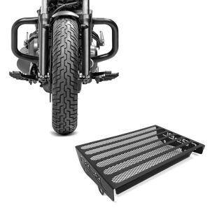 Set: Sturzbügel passend für Honda Rebel 500 CMX 17-24 Motor Craftride + Kühlerabdeckung passend für Honda Rebel 500 CMX 17-24 Kühlergrill Zaddox KG1