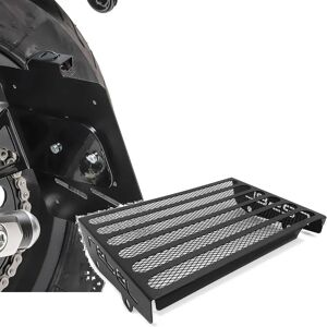 Set: Kennzeichenhalter seitlich M passend für Honda Rebel 500 CMX 17-24 schwarz Craftride + Kühlerabdeckung passend für Honda Rebel 500 CMX 17-24 Kühlergrill Zaddox KG1