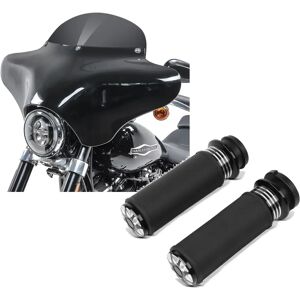 Set: Batwing Verkleidung BD8 passend für Harley Davidson Road King / Classic Craftride + Lenker-Griffe 1