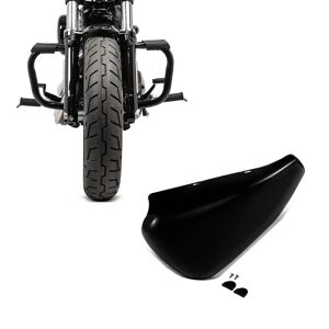 Set: Sturzbügel passend für Harley Davidson Sportster Forty-Eight 48 (XL 1200 X) 10-20 Craftride Mustache schwarz + Batterieabdeckung passend für Harley Davidson Sportster Forty-Eight 48 14-20 Craftride Seitendeckel links in schwarz