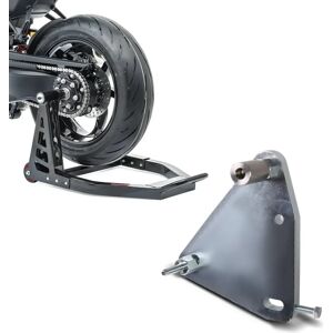 Set: Einarm Montageständer hinten passend für Triumph Speed Triple RS 18-20 Constands SC1 Alu Motorradständer schwarz + Adapterplatte für ConStands Power Triumph Speed Triple /R/ S 11-20