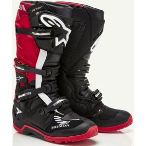 Alpinestars Tech 7 Enduro Drystar Honda S23, Stiefel wasserdicht Schwarz/Hellrot 8 US male