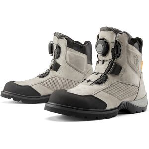 Icon Stormhawk, Stiefel wasserdicht Hellgrau/Schwarz 8 US male