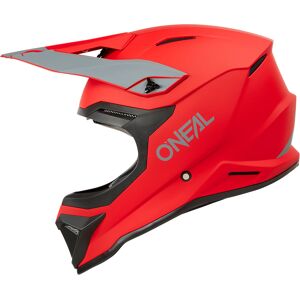 ONeal 1SRS Solid, Motocrosshelm Matt Rot/Grau S male