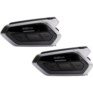 Sena 50R Harman Kardon, Kommunikationssystem Doppelset Schwarz/Silber  male