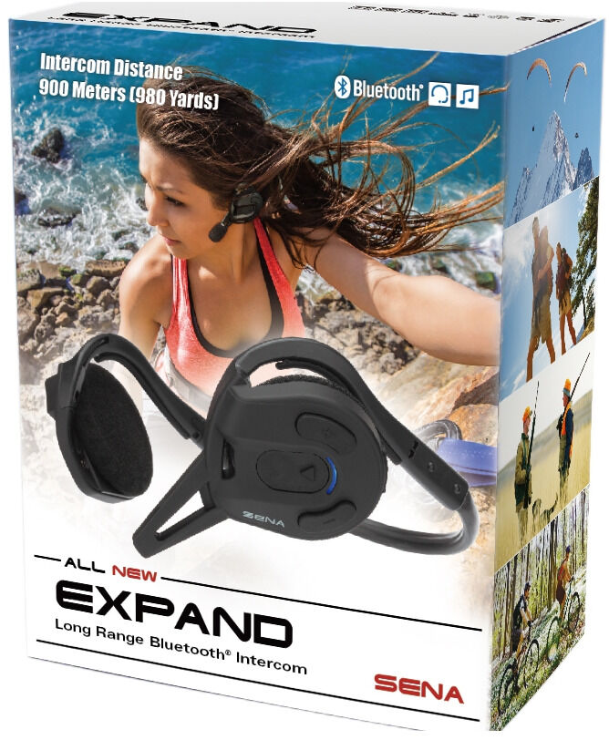 Sena Headset EXPAND wasserdicht schweißfest Bluetooth Outdoor 4-Wege-Intercom 90