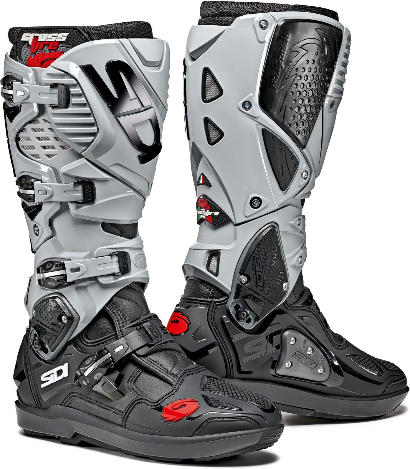 Sidi Crossstiefel CROSSFIRE 3 SRS aschgrau schwarz Gr. 41