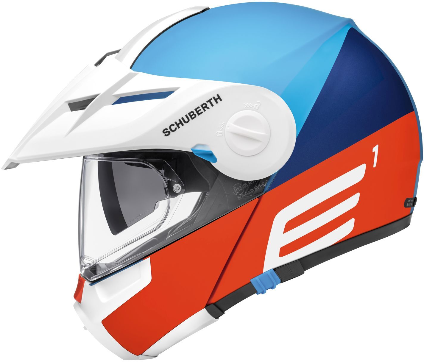 Schuberth Klapphelm E1 Cut Blue Gr. S 54/55