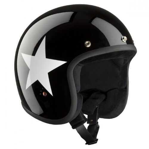 Bandit Helm Jet Star Schwarz Gr. L