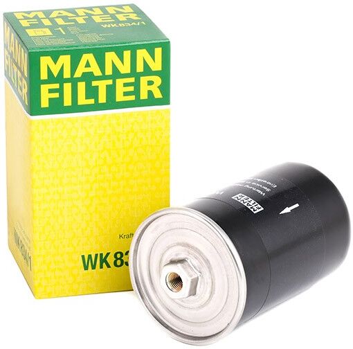 MANN-FILTER Brændstoffilter WK 834/1 Brændstof-filter VW,AUDI,SEAT,GOLF II 19E, 1G1,GOLF I Cabriolet 155,SCIROCCO 53B,CADDY I 14,80 8C, B4