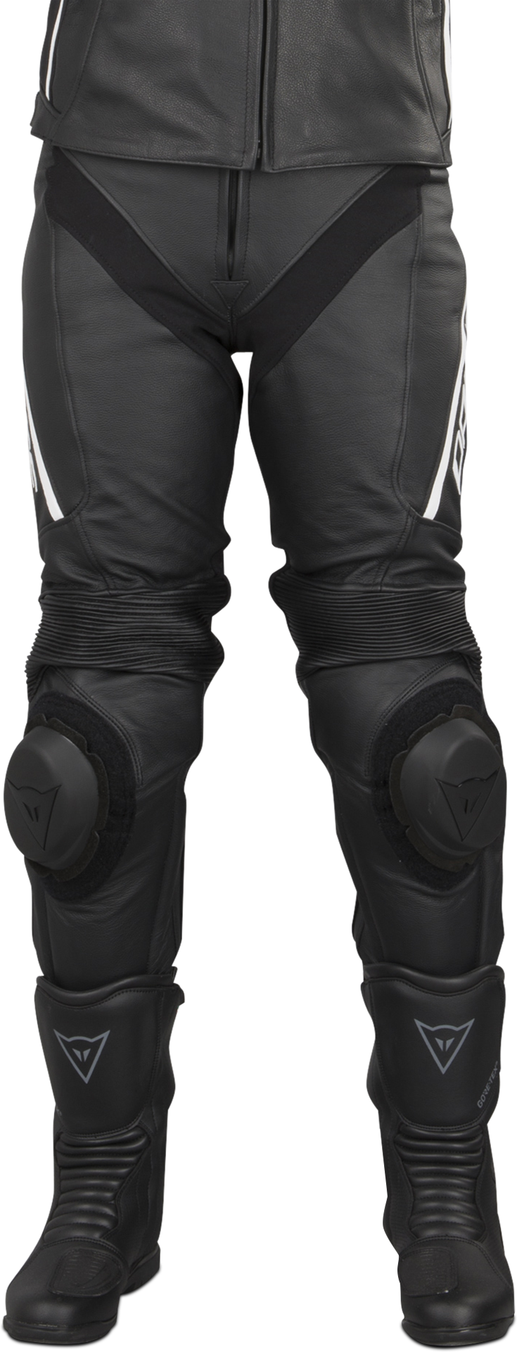 Dainese Læderbukser Dainese Delta 3 Dame, Sort/Hvid