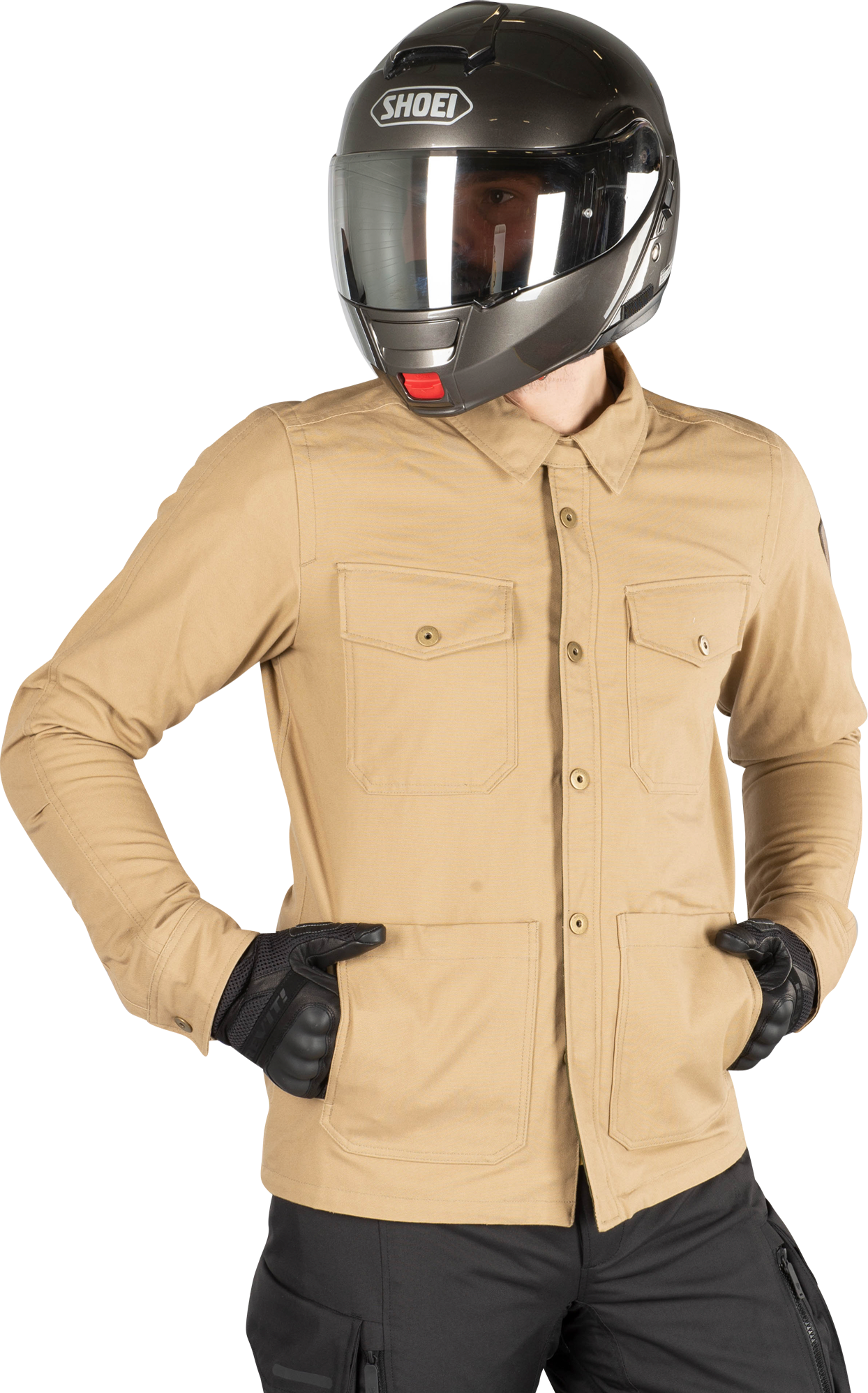 REV'IT! MC-Jakke/Skjorte Rev'It! Overshirt Worker, Beige