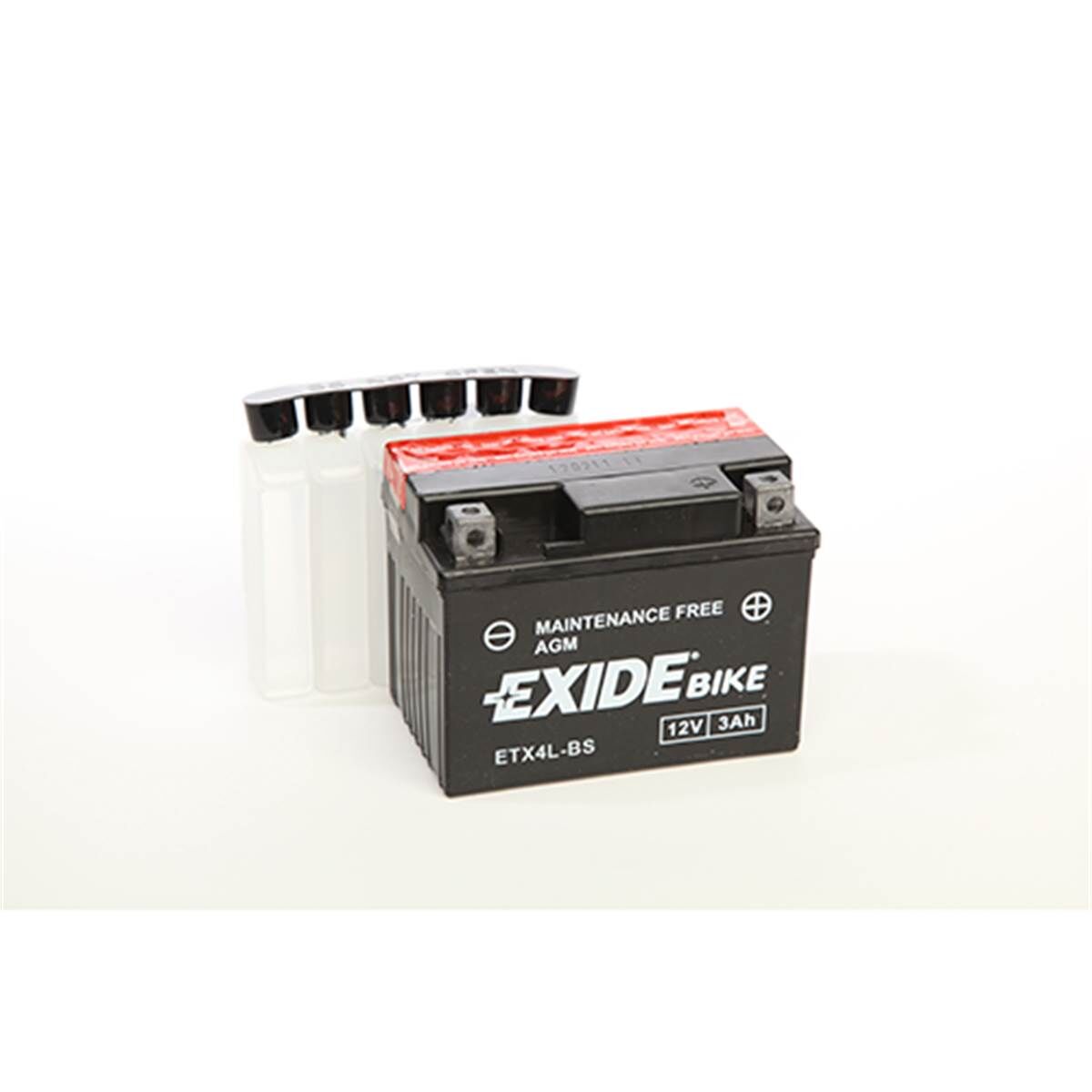 EXIDE Batería de moto  ytx4l-bs 3ah 50a 12v