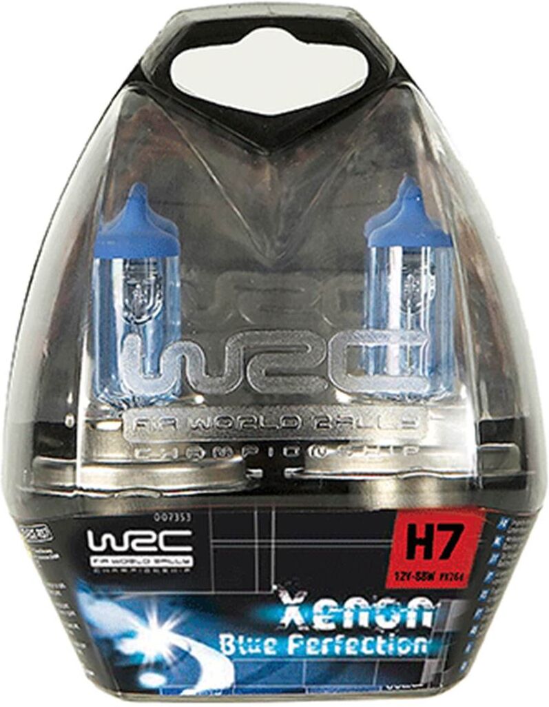 WRC Bombilla xenón h7  blue light 55w 12v 2 ud