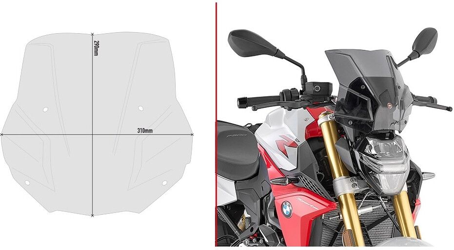 Cupula Givi P/Kita Bmw.Fr.900.2020