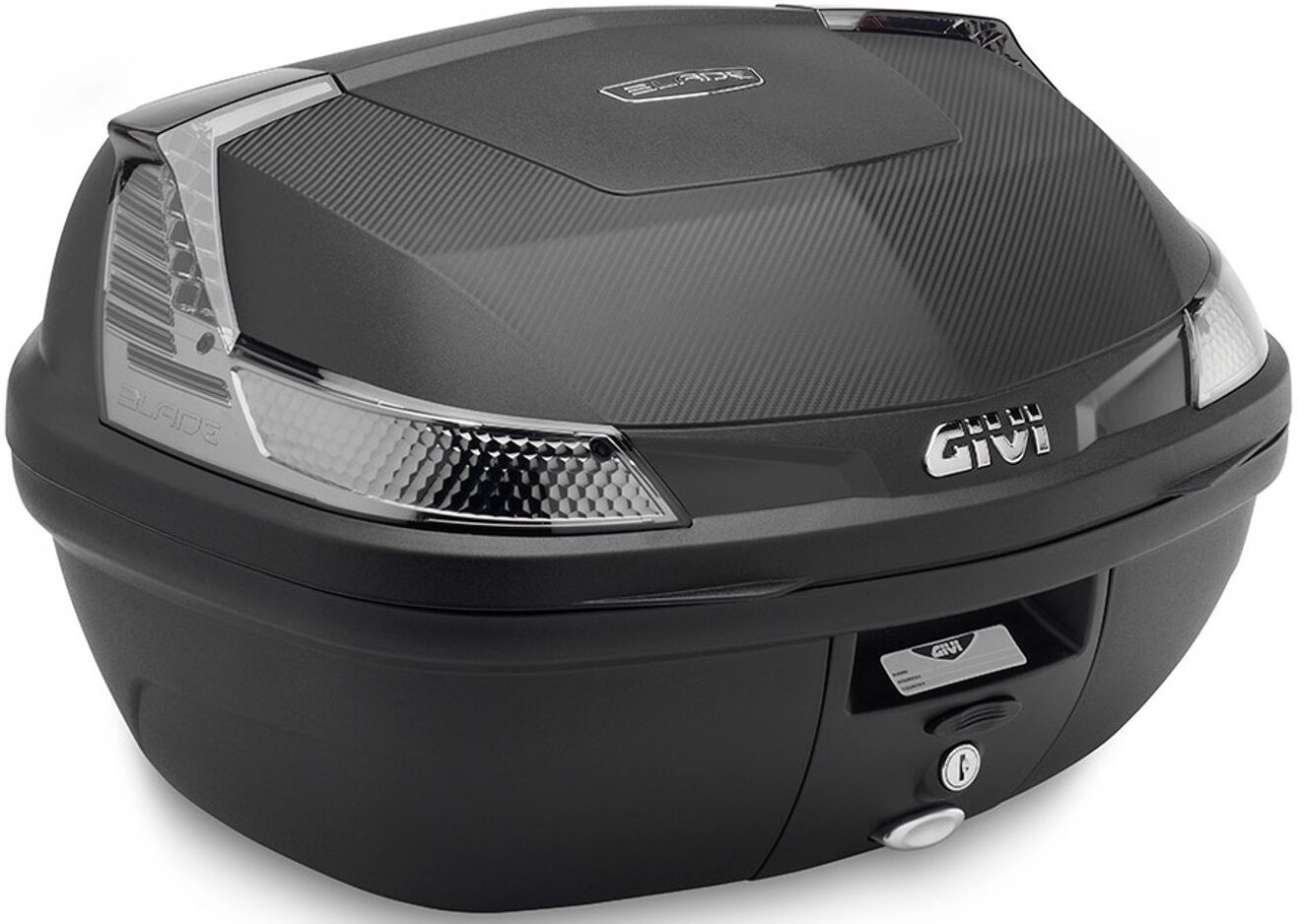 GIVI B47 Blade Tech Monolock Topcase con placa - Negro (41-50l)