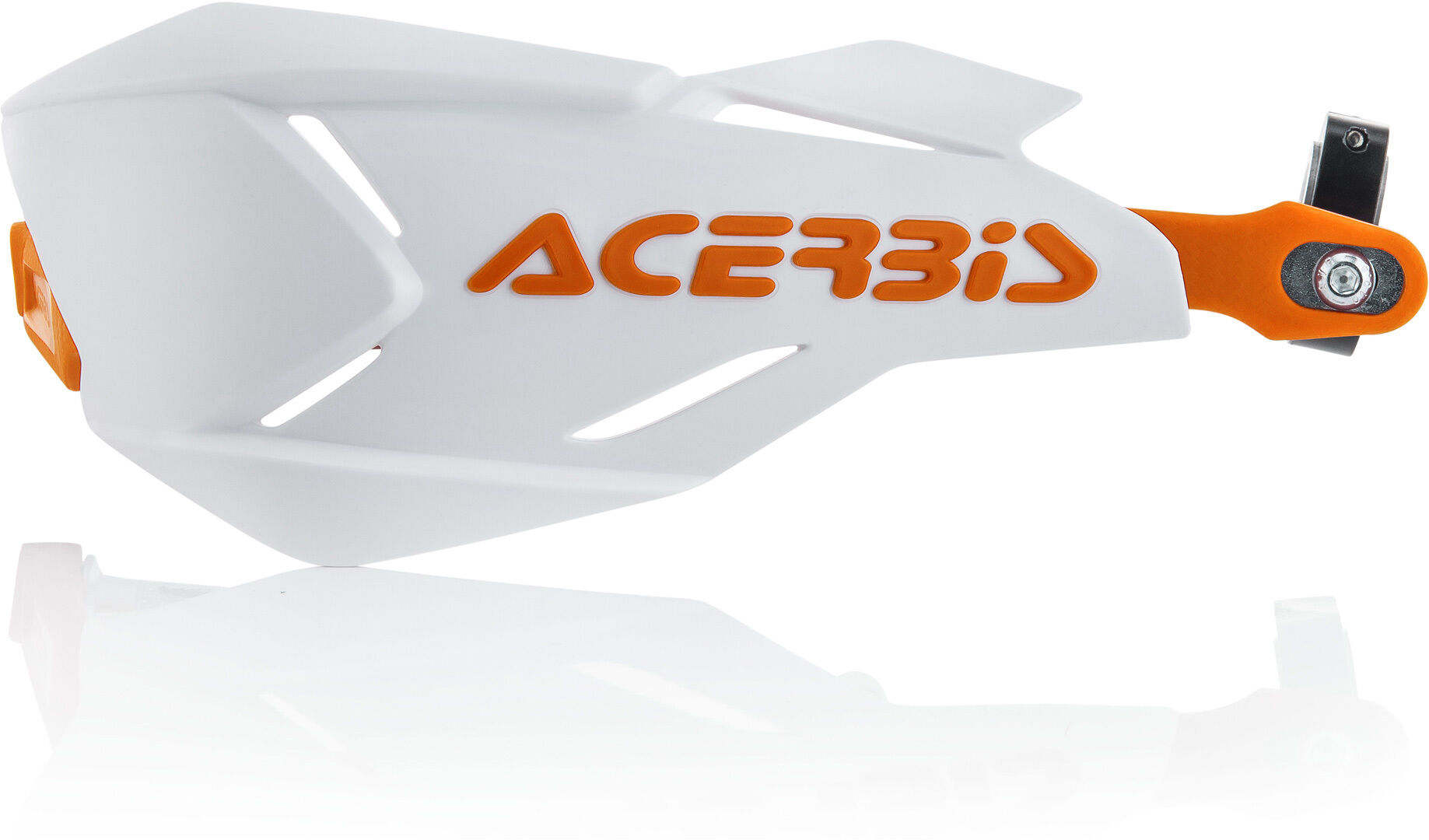 Acerbis X-Factory Guardia de manos - Blanco Naranja (un tamaño)