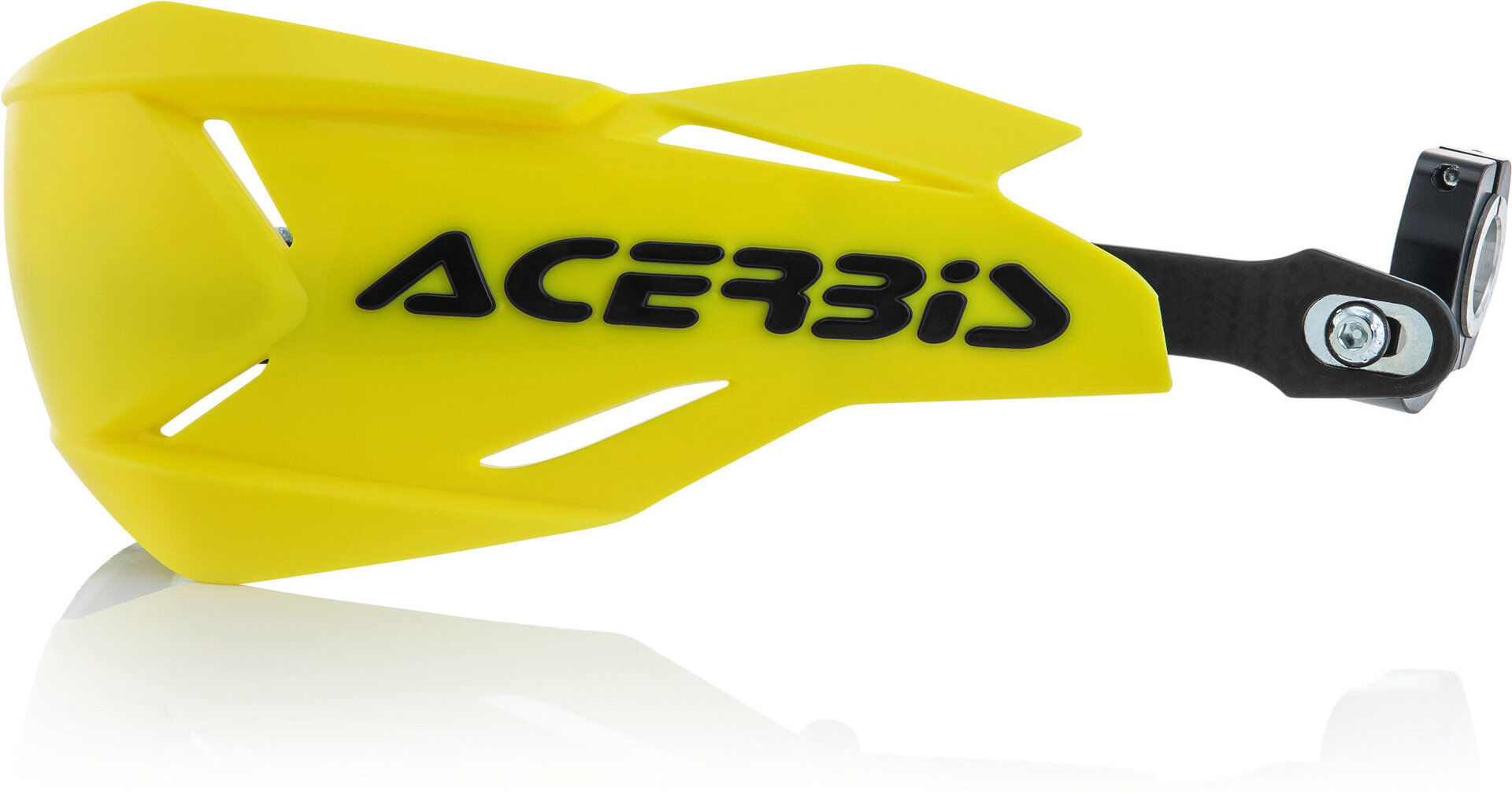 Acerbis X-Factory Guardia de manos - Negro Amarillo (un tamaño)