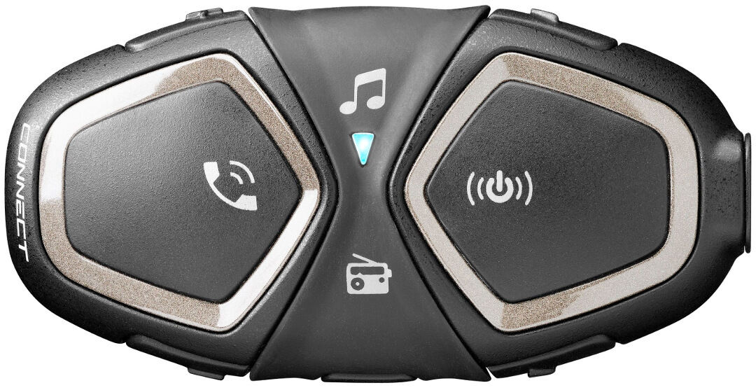 Interphone Connect Bluetooth Paquete individual del sistema de comunicación - Negro (un tamaño)