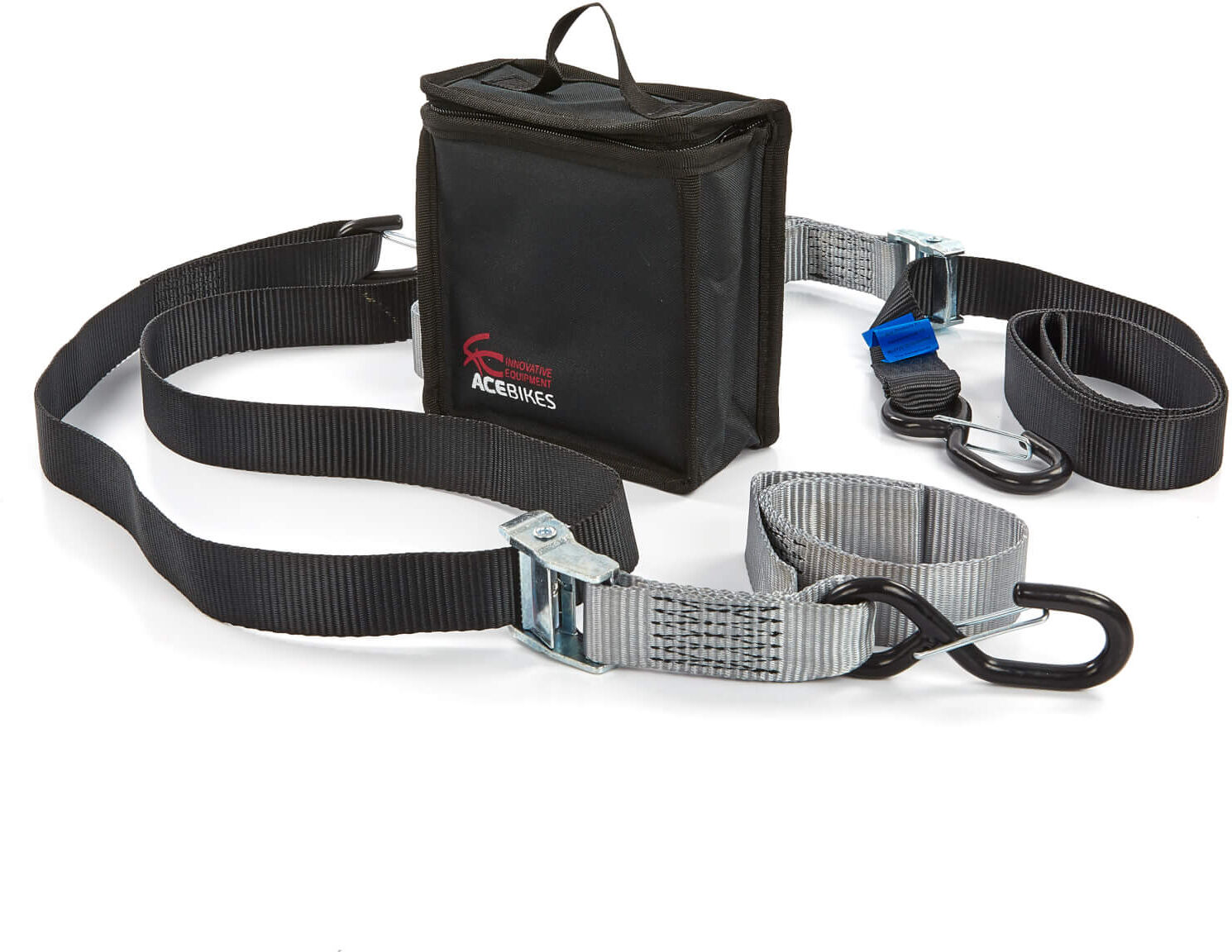 Acebikes Strap set Cam Buckle Strap Duo - Negro Gris