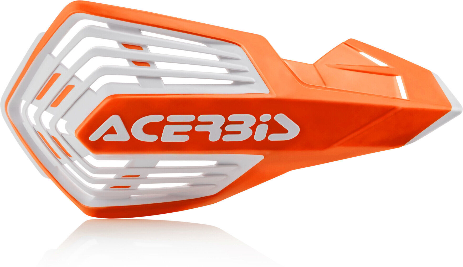 Acerbis X-Future Guardia de manos - Blanco Naranja (un tamaño)