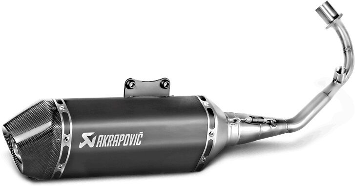 Akrapovic Slip-On Racing Line Titanium Exhaust System - Negro Gris