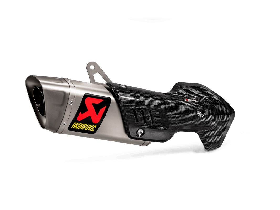 Akrapovic Silenciador trasero de titanio  Slip-On Line - Plata