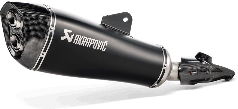 Akrapovic Silenciador trasero de titanio  Slip-On Line - Negro Gris