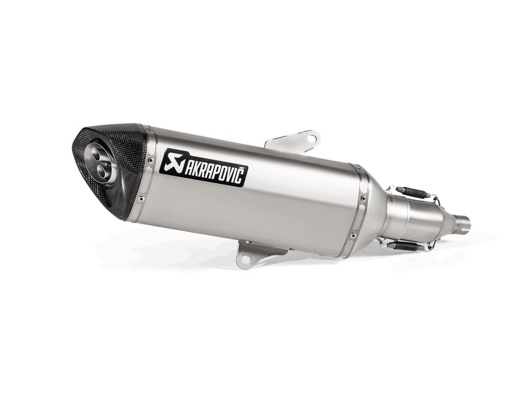 Akrapovic Silenciador trasero de línea deslizante  - Plata