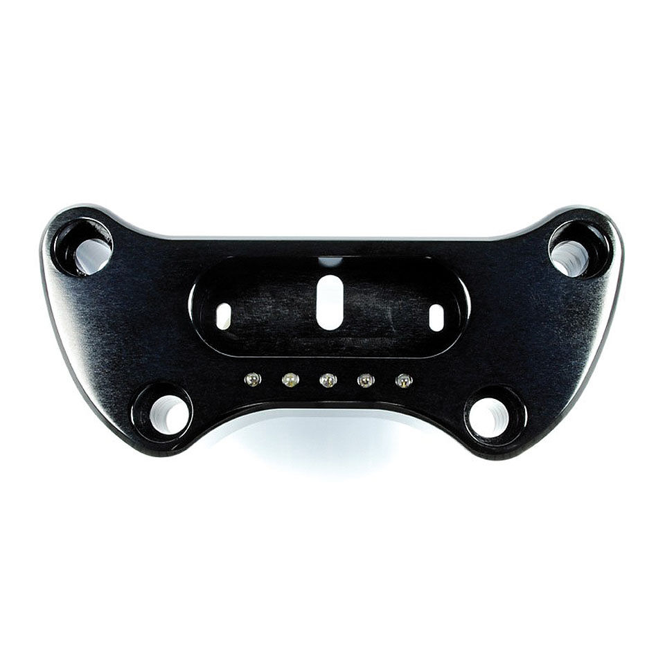 motogadget msm HD Mani Bar Top Clamp para montar el mini motoscopio - Negro